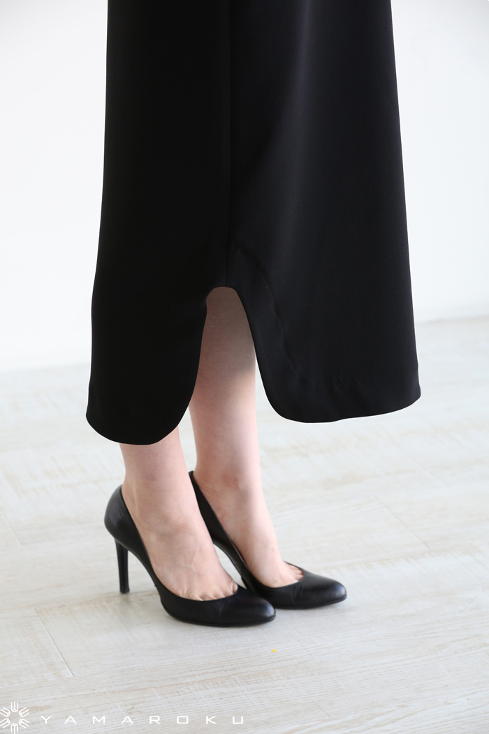 Mame Kurogouchi(マメ) Tulle Embroidered Sleeve I-Line Dress