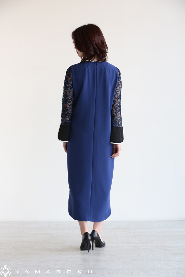 Mame Kurogouchi(マメ) Tulle Embroidered Sleeve I-Line Dress Mame Kurogouchi(マメ) Tulle Embroidered Sleeve I-Line Dress