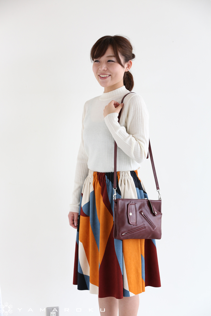 美品✨ ビューティフル ピープル ライダース ダブルクラッチバッグ ブラック beautiful people(ビューティフルピープル) riders W clutch