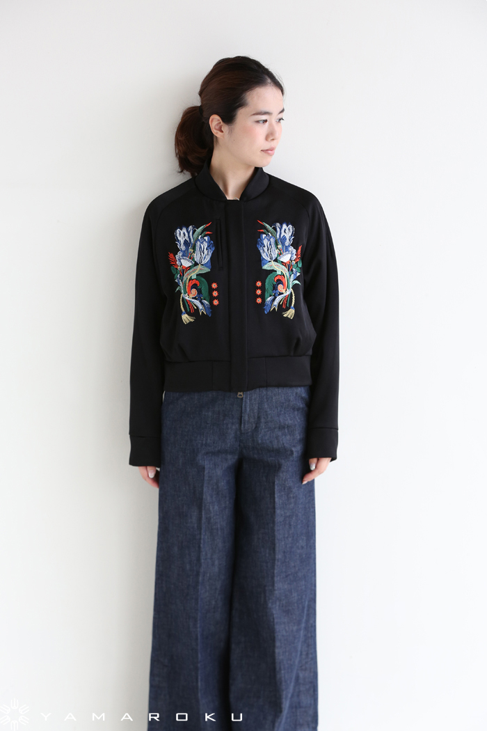 Mame Kurogouchi(マメ) Decadent Motif Embroidery Blouson 刺繍ブルゾン！！ | YAMAROKU  New Arrival