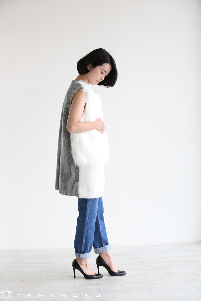ADAWAS（アダワス）ADAWAS（アダワス）FUR VEST フェイクファーベスト
