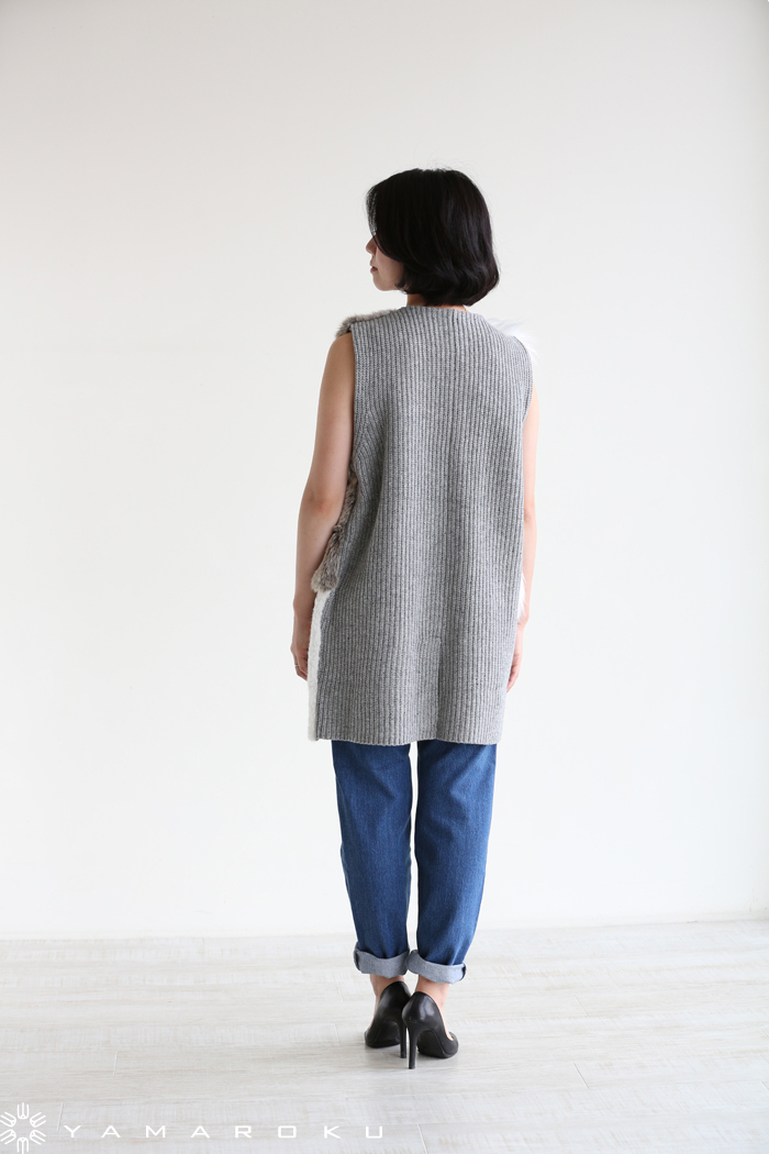 ADAWAS（アダワス）ADAWAS（アダワス）FUR VEST フェイクファーベスト