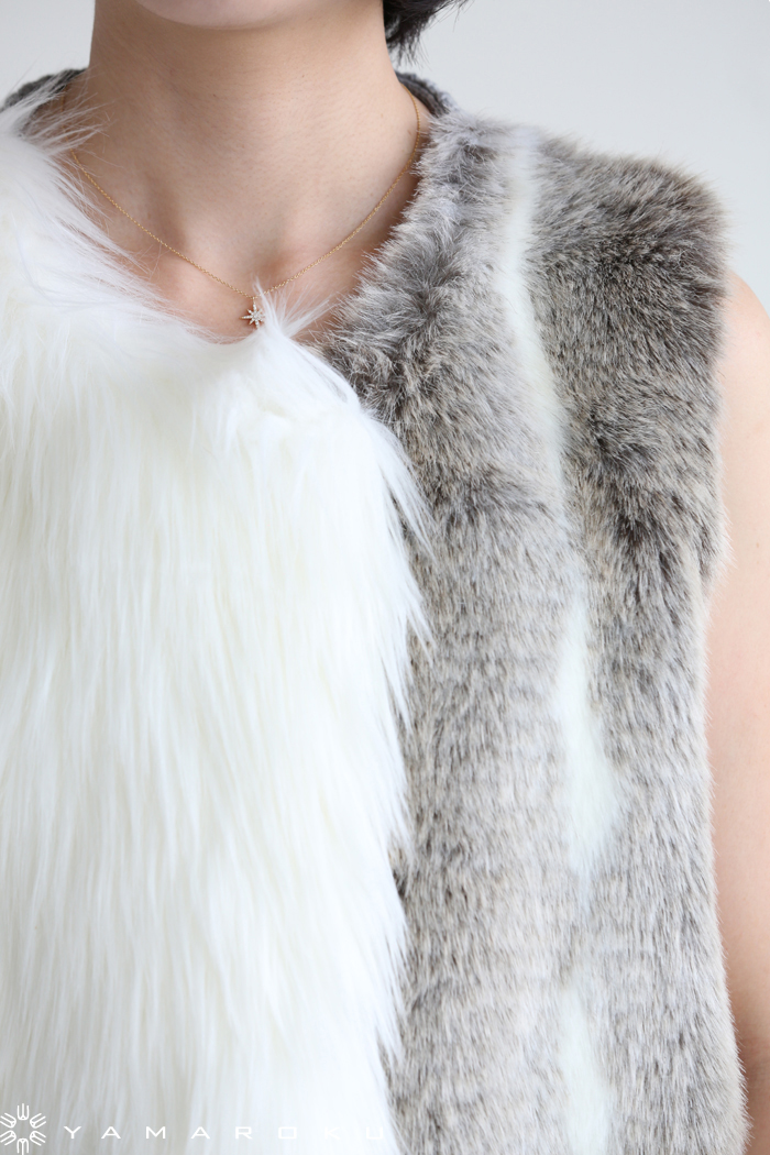 ADAWAS（アダワス）ADAWAS（アダワス）FUR VEST フェイクファーベスト