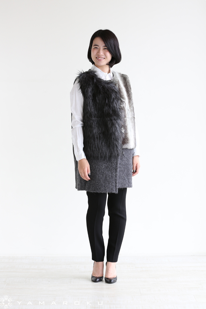 ADAWAS（アダワス）ADAWAS（アダワス）FUR VEST フェイクファーベスト