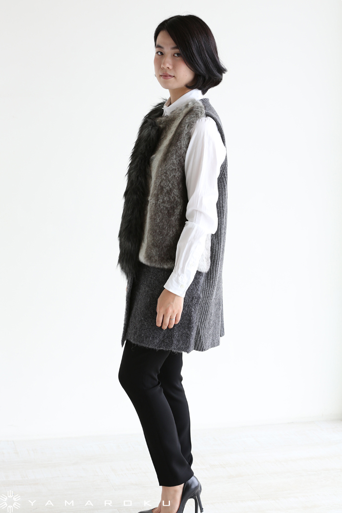 ADAWAS（アダワス）ADAWAS（アダワス）FUR VEST フェイクファーベスト