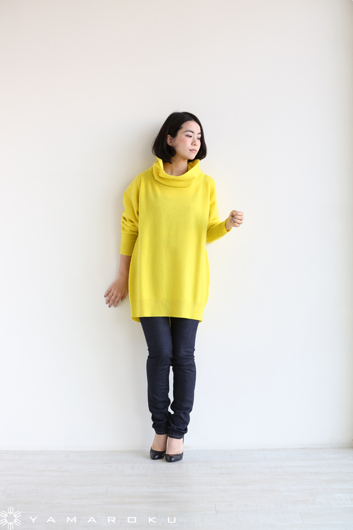 TOMORROWLAND MACPHEE(マカフィ) LAMBS CASHMERE ロングタートルネック