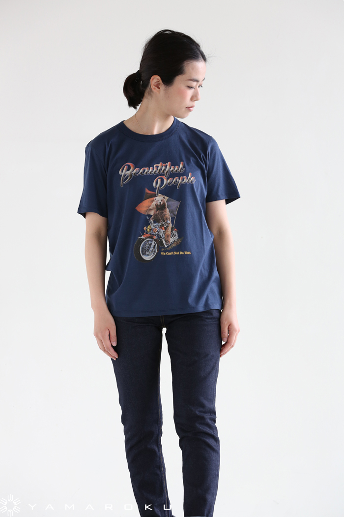 beautiful people(ビューティフルピープル) 100/2 supima bear bike T 