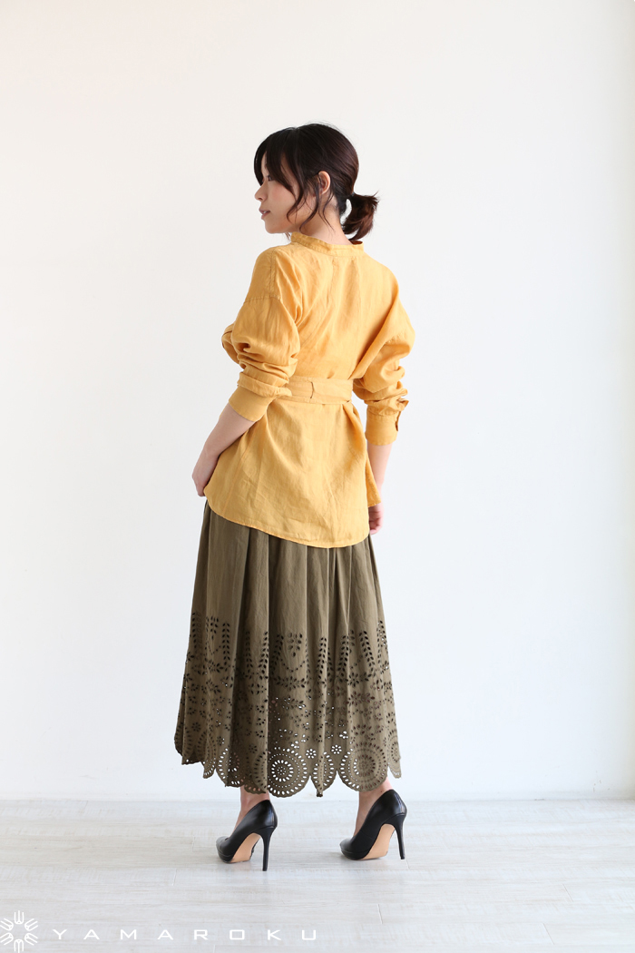 TOMORROWLAND MACPHEE(マカフィ) PIECE DYE PAMIE ベルテッド 