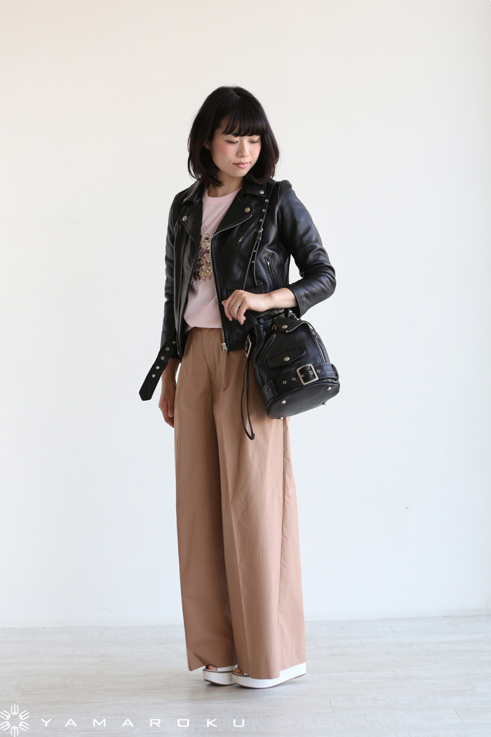 ビューティフルピープル　ライダース　140 vintage leather THE /a riders jacket size170 – beautiful