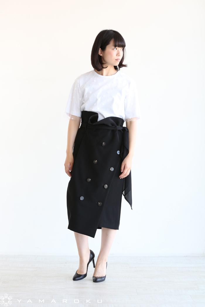 AKIRA NAKA(アキラナカ) Solid ラップスカート！！ | YAMAROKU New Arrival