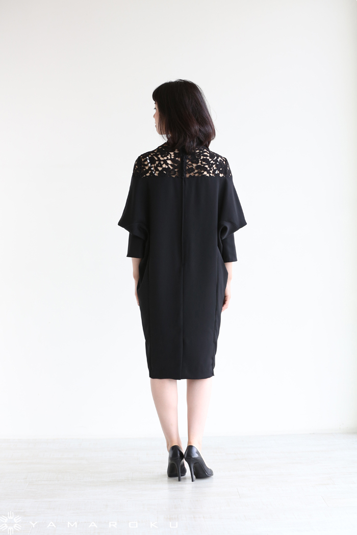 極美品 アキラナカ Yvonne dress レース ワンピース ブラック 38 AKIRA NAKA(アキラナカ) Yvonne dress ！！ | YAMAROKU New Arrival