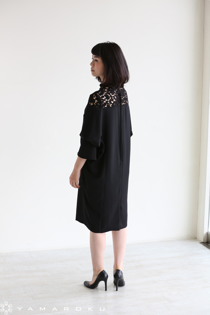極美品 アキラナカ Yvonne dress レース ワンピース ブラック 38 AKIRA NAKA(アキラナカ) Yvonne dress ！！ | YAMAROKU New Arrival