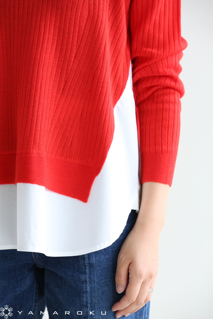 ADAWAS(アダワス) 2017 AW collection スタート BASIC SHIRT KNIT