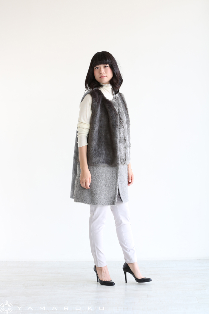 ADAWAS(アダワス) ECO FUR GILET エコファージレ!! | YAMAROKU New