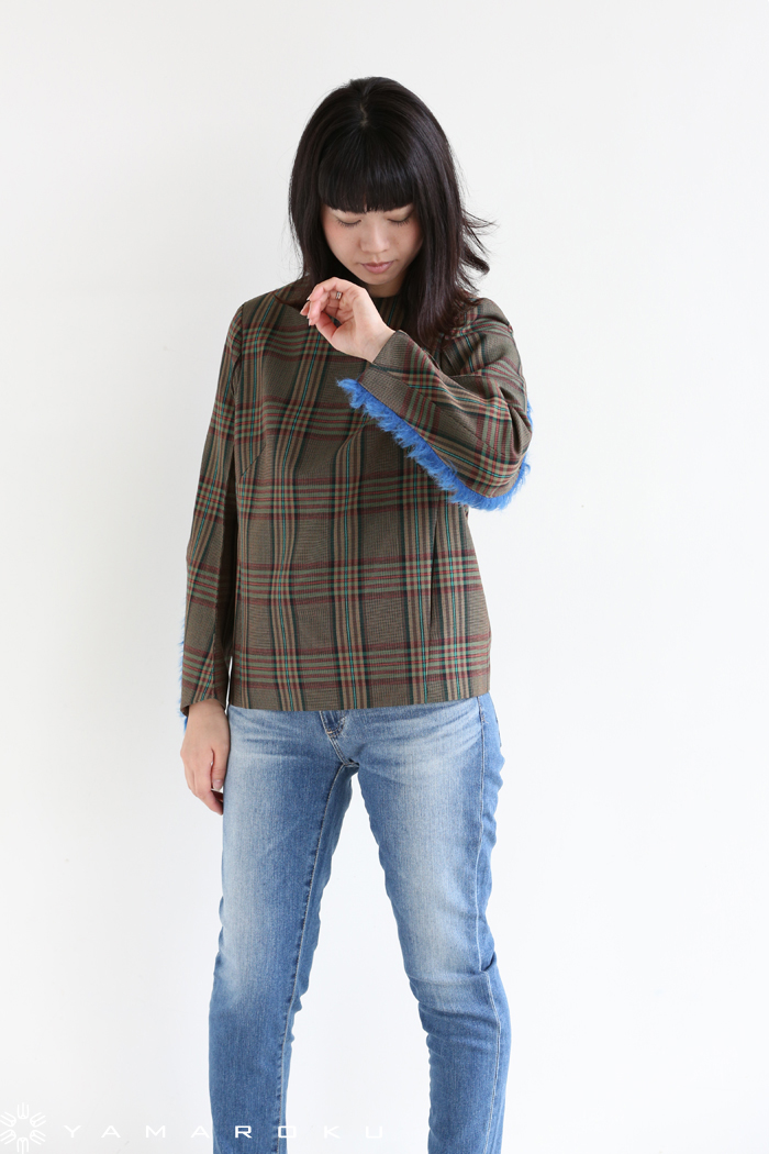AKIRA NAKA Khashuri BRBL チェック柄トップス AKIRA NAKA（アキラナカ）Khashuri 、Khashuri back fin PT