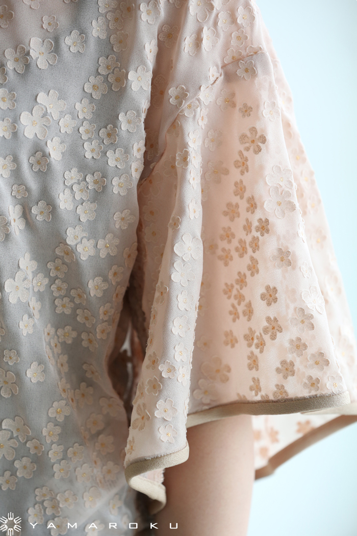 Mame Kurogouchi(マメ) Flower Printed Flare Shirt
