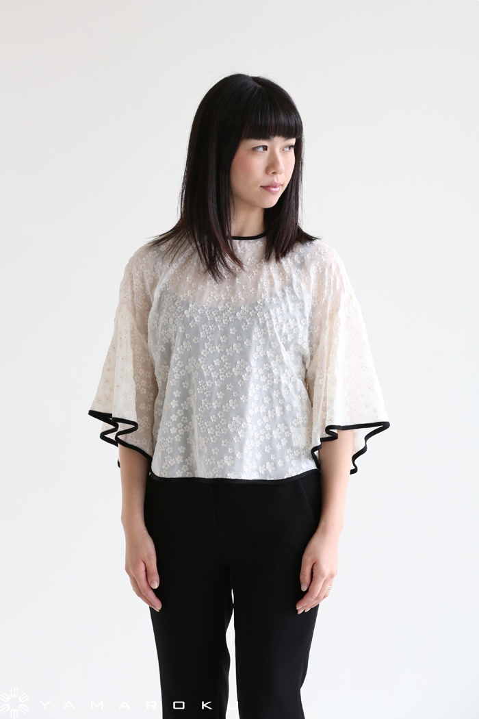 Mame Kurogouchi(マメ) Flower Printed Flare Shirt！！ | YAMAROKU