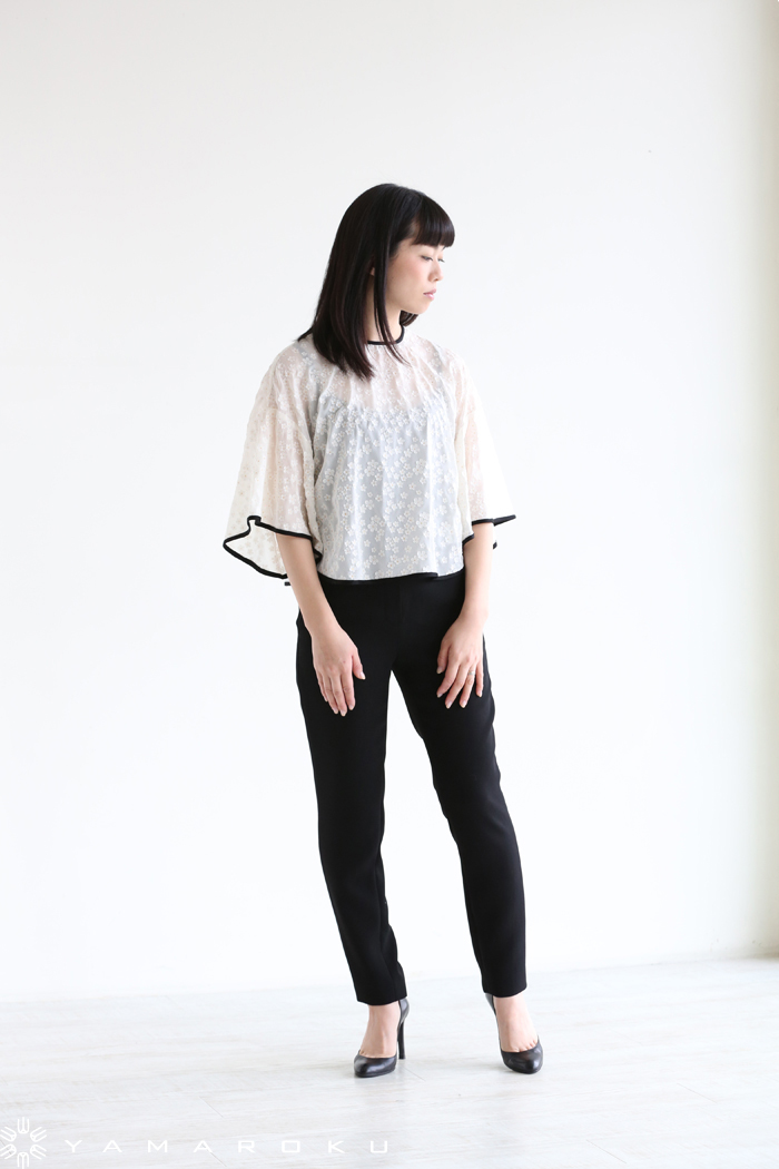 Mame Kurogouchi(マメ) Flower Printed Flare Shirt