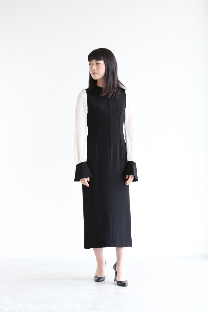 Mame Kurogouchi(マメ) Flower Printed Sleeves Dress！！ | YAMAROKU