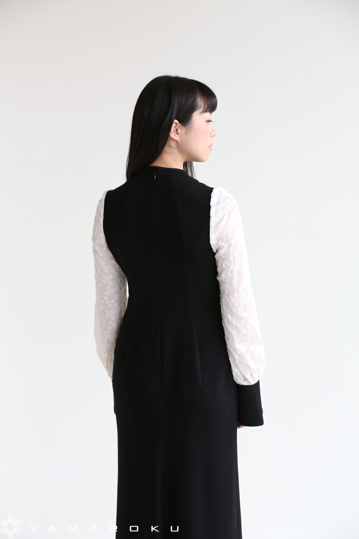 Mame Kurogouchi(マメ) Flower Printed Sleeves Dress Mame Kurogouchi(マメ) Flower Printed Sleeves Dress