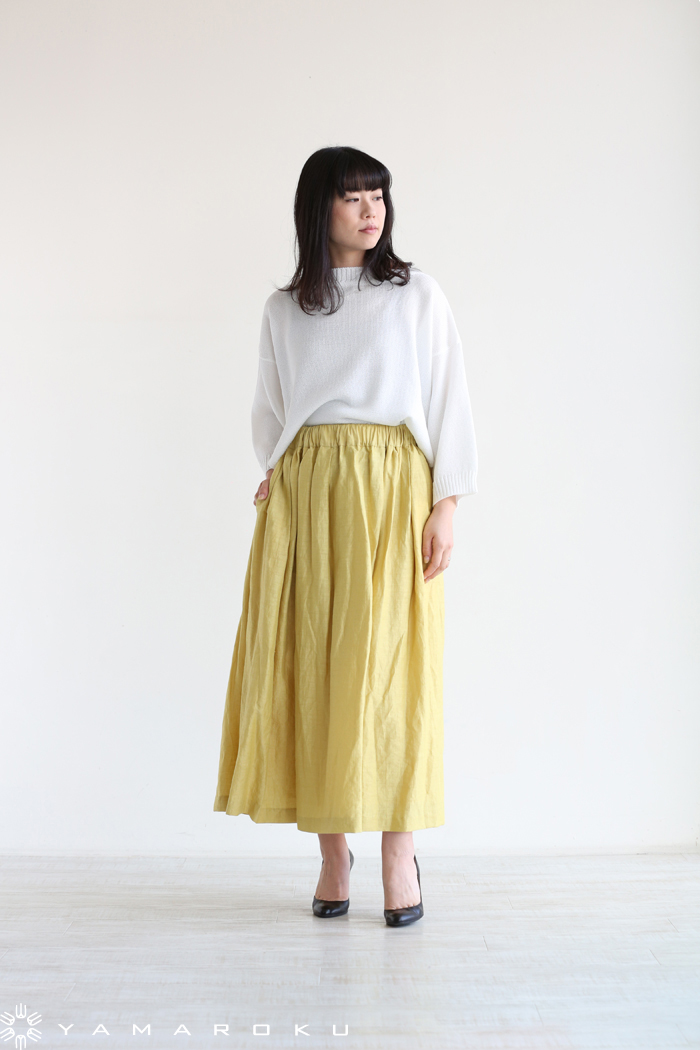 SACRA(サクラ) LINEN KARLMAYER ギャザースカート
