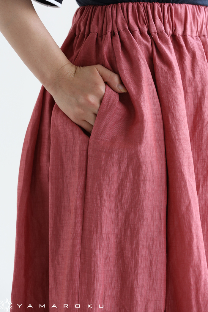 【SACRA】　LINEN KARLMAYER ギャザースカート　38 日本製 SACRA】 LINEN KARLMAYER ギャザースカート 38 日本製 - メルカリ