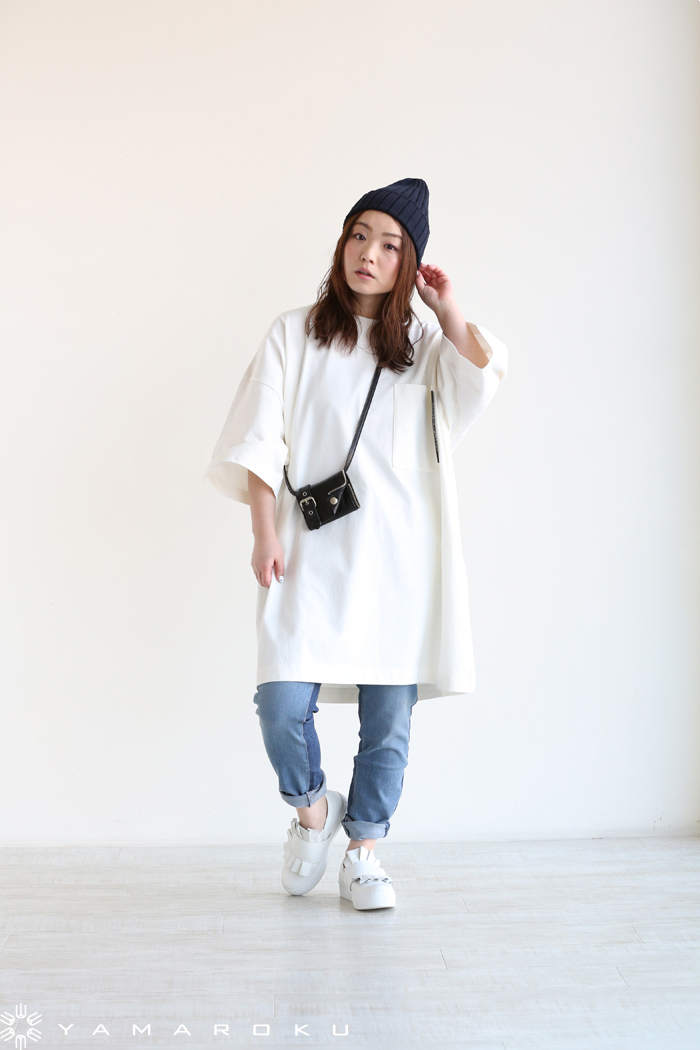 beautiful people(ビューティフルピープル) cotton jersey big T-dress