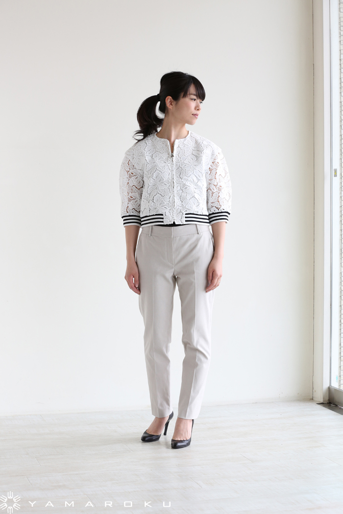 BORDERS at BALCONY(ボーダーズアットバルコニー) LACE BLOUSON