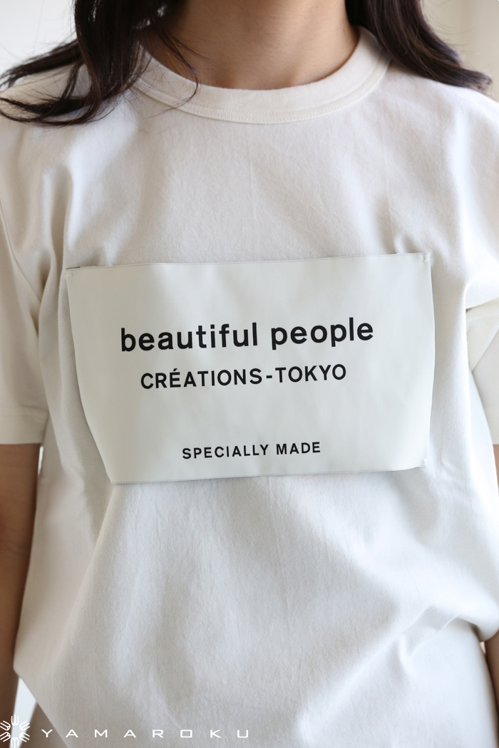 beautiful people ネームタグTシャツ