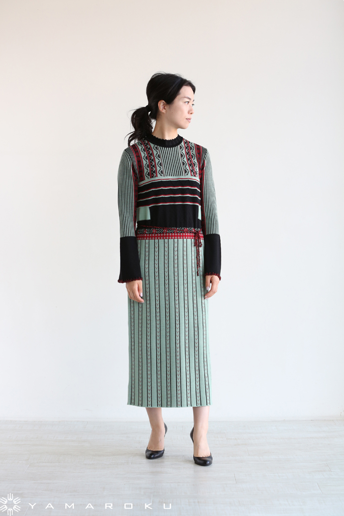 mame Pedisel Jacquard Dress