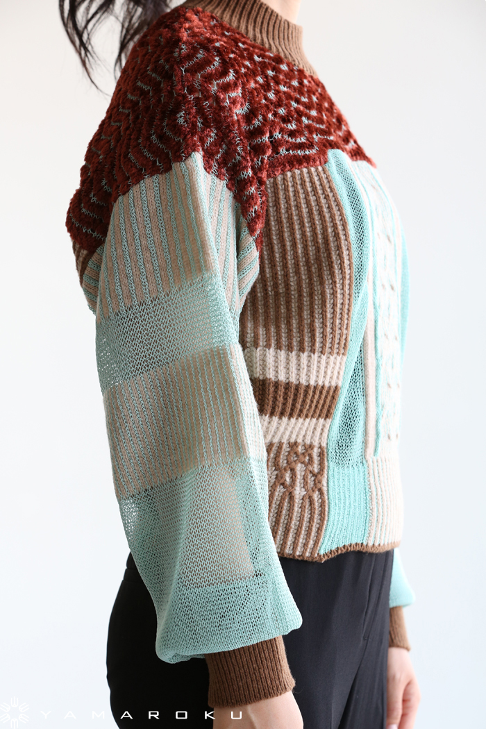 Mame Kurogushi(マメ) Plating Mole Knit Sweater