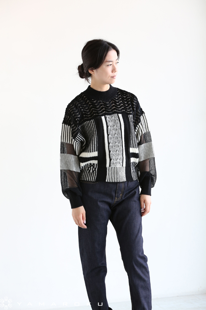 マメクロゴウチ Plating Mole Knit Sweater セーター Plating Mole Knit Sweater - YAMAROKU（ヤマロク） オンラインストア