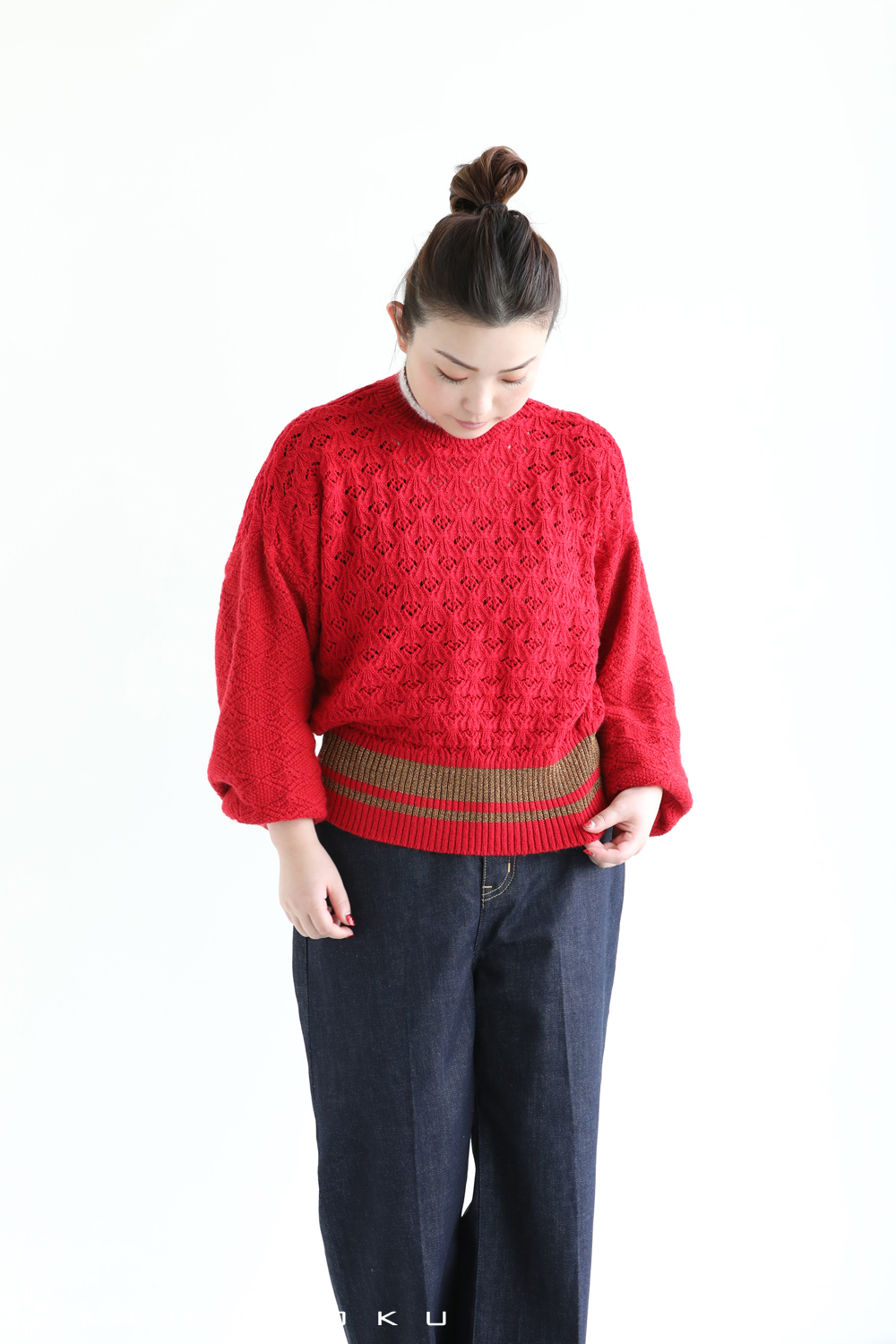 Mame Kurogouchi(マメ) Crochet Knit Sweater ！！ | YAMAROKU New Arrival