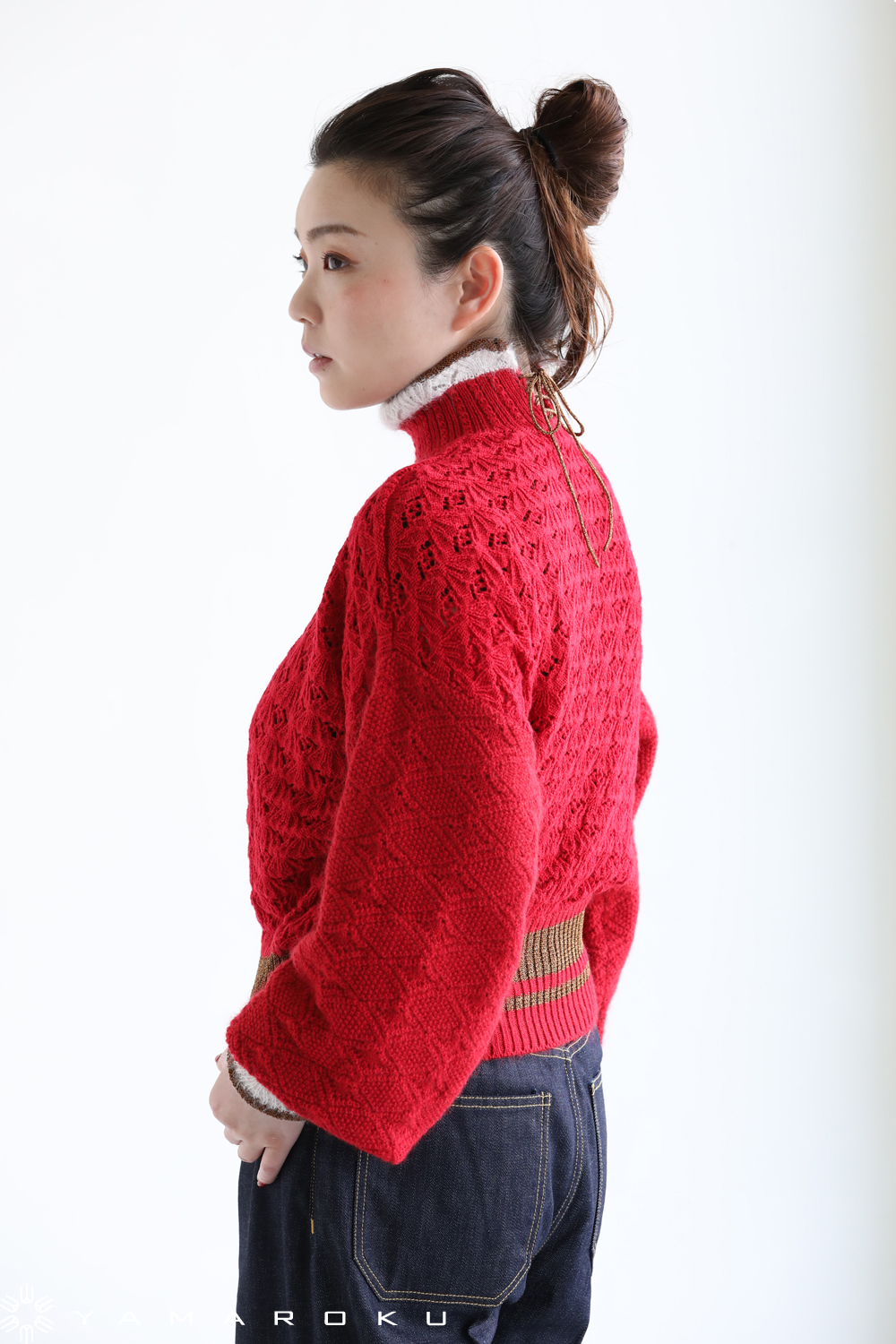 Mame Kurogouchi(マメ) Crochet Knit Sweater ！！ | YAMAROKU New Arrival
