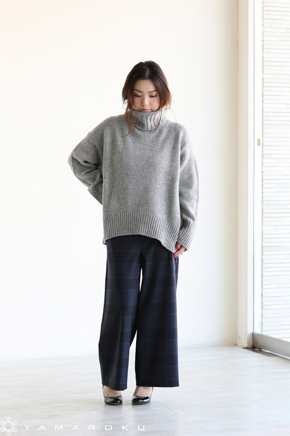 GALERIE VIE (ギャルリー・ヴィー ) ファインウール ハイネックプル