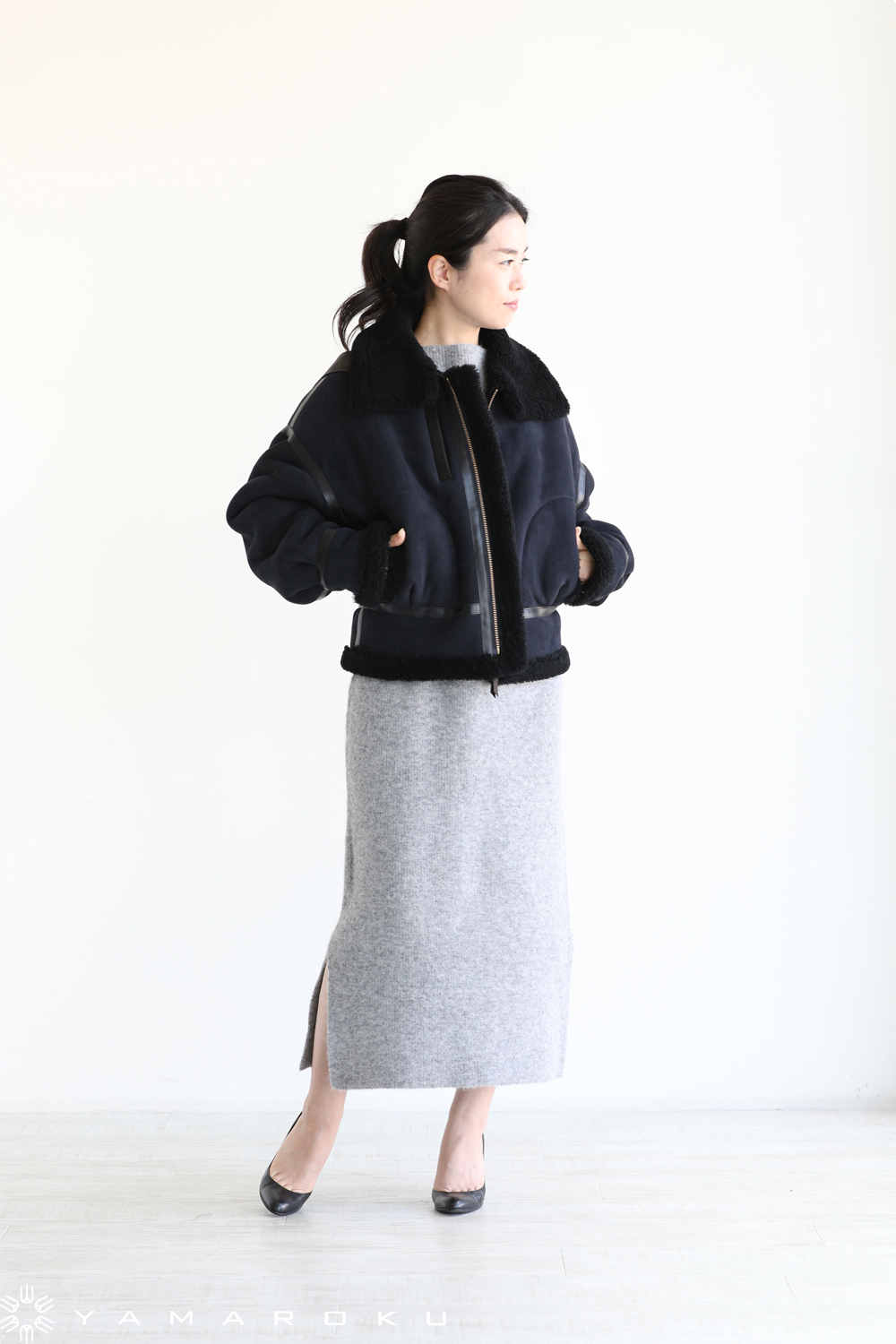 希少　mame kurogouchi mouton jacket マメ　ムートン Mame Kurogouchi(マメ) Lamb Mouton Coat！！ | YAMAROKU New Arrival
