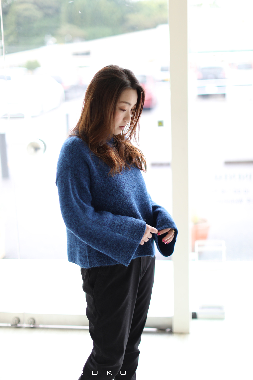 SACRA サクラ　セットアップ　アルパカ混タートルニットトップス　スカート SACRA サクラ セットアップ アルパカ混タートルニットトップス