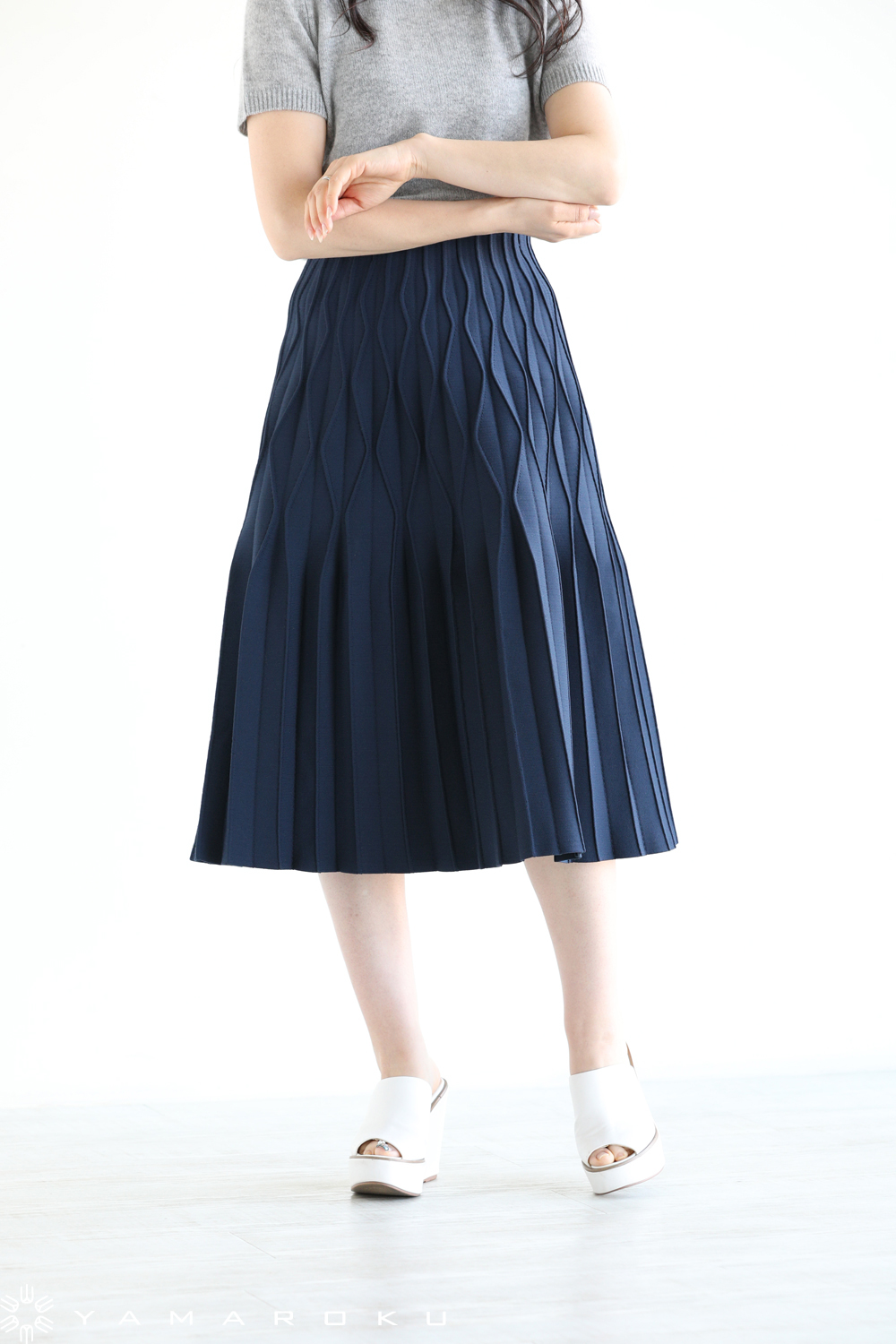 BORDERS at BALCONY(ボーダーズアットバルコニー) PLEATED SKIRT BORDERS at BALCONY(ボーダーズアットバルコニー) PLEATED SKIRT