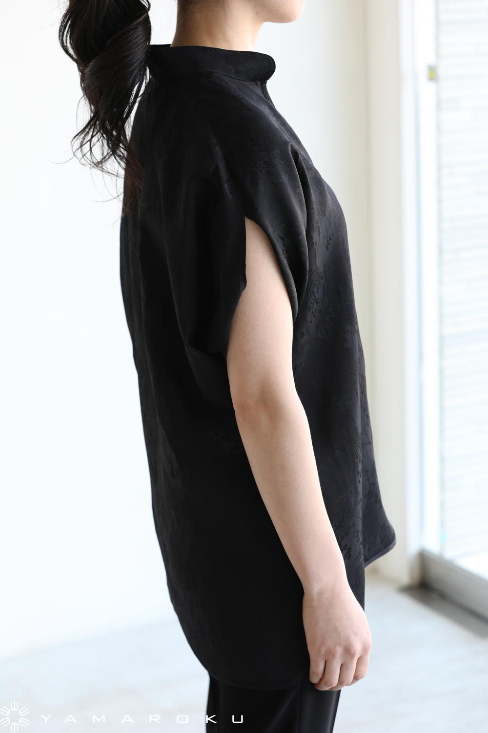 Mame Kurogouchi(マメ) Wildflower Jacquard Shirt！！ | YAMAROKU New 
