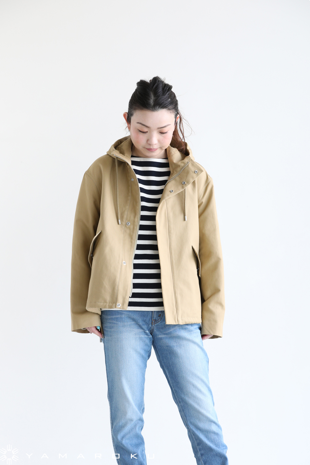 マカフィー　COTTON DOUBLE CLOTH パーカーブルゾン MACPHEE(マカフィ) COTTON DOUBLE CLOTH パーカーブルゾン