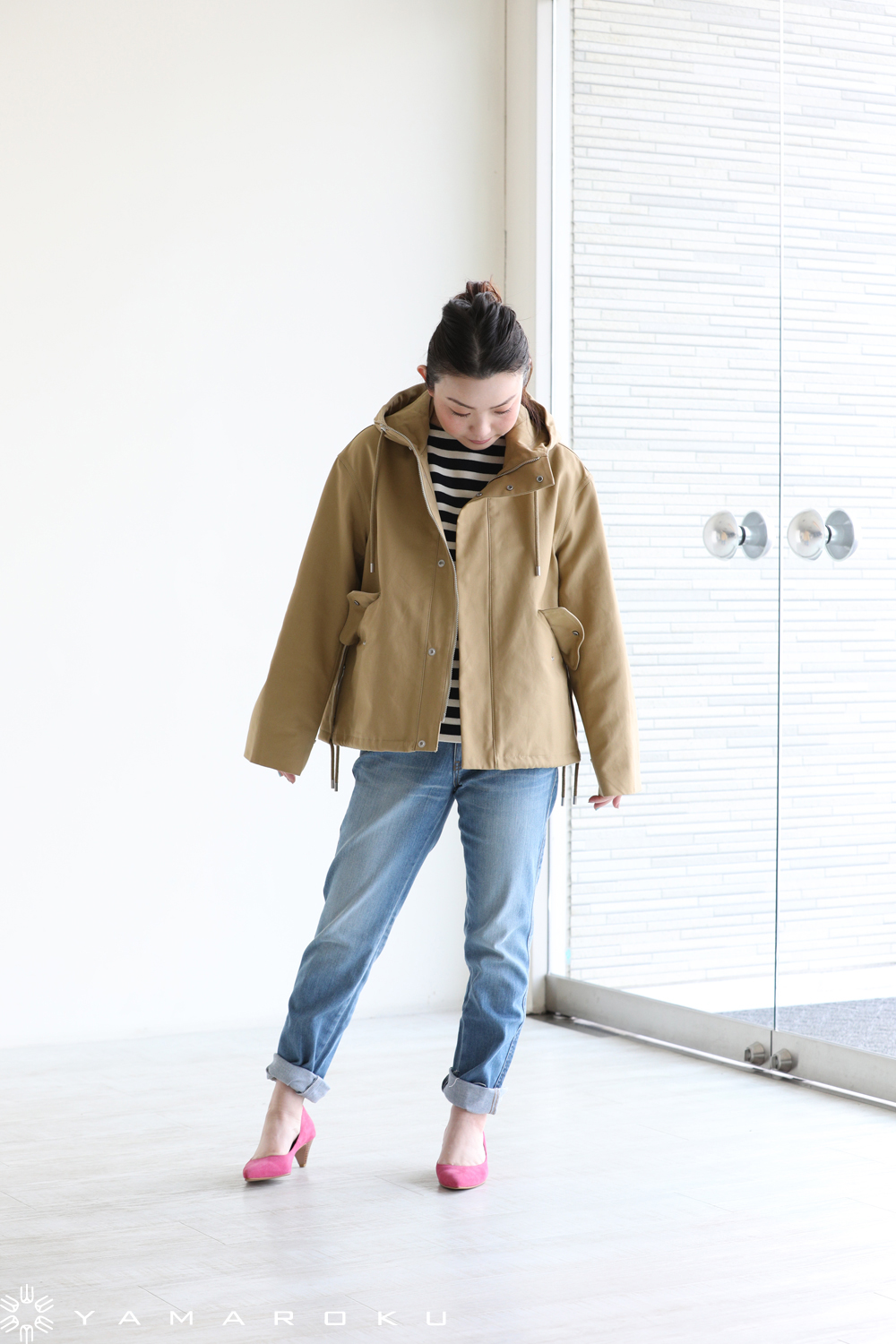 マカフィー　COTTON DOUBLE CLOTH パーカーブルゾン MACPHEE(マカフィ) COTTON DOUBLE CLOTH パーカーブルゾン - YAMAROKU