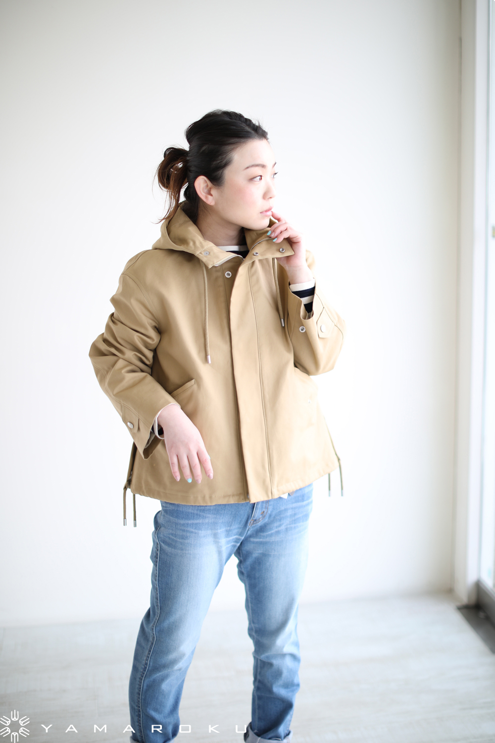 マカフィー　COTTON DOUBLE CLOTH パーカーブルゾン MACPHEE(マカフィ) COTTON DOUBLE CLOTH パーカーブルゾン