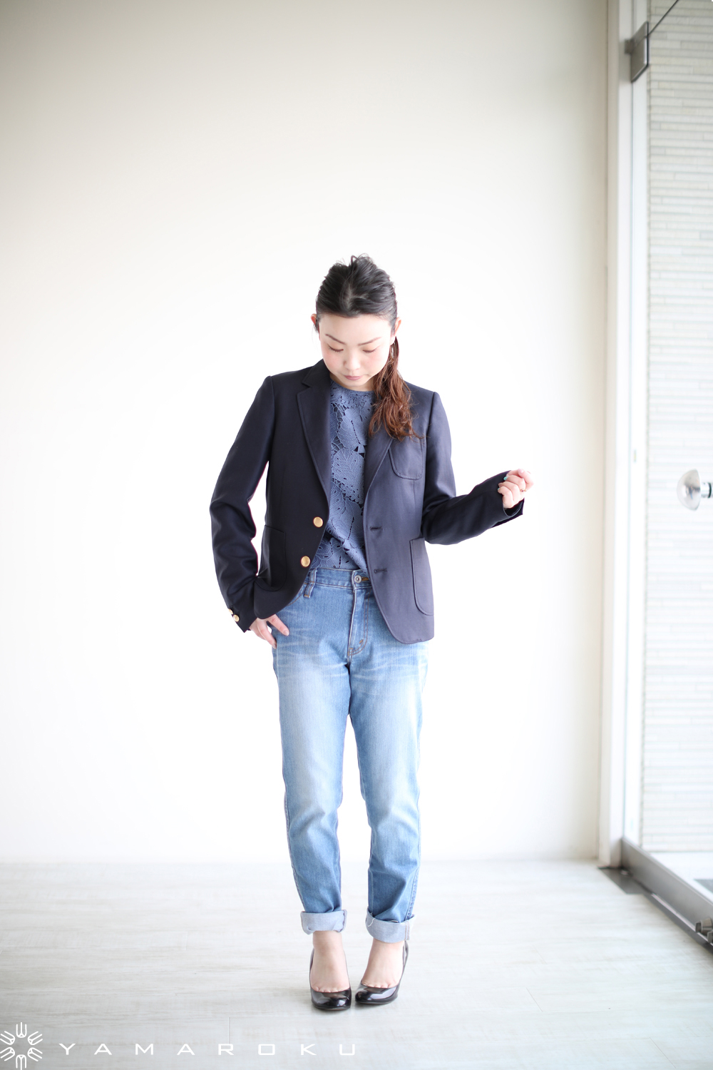 MACPHEE 新品未使用マカフィー紺ブレ