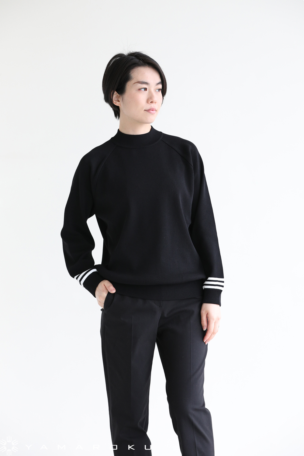 要コメント！ボーダーズアットバルコニー RAYON KNIT SWEATER BORDERS at BALCONY(ボーダーズアットバルコニー) RAYON KNIT SWEATER
