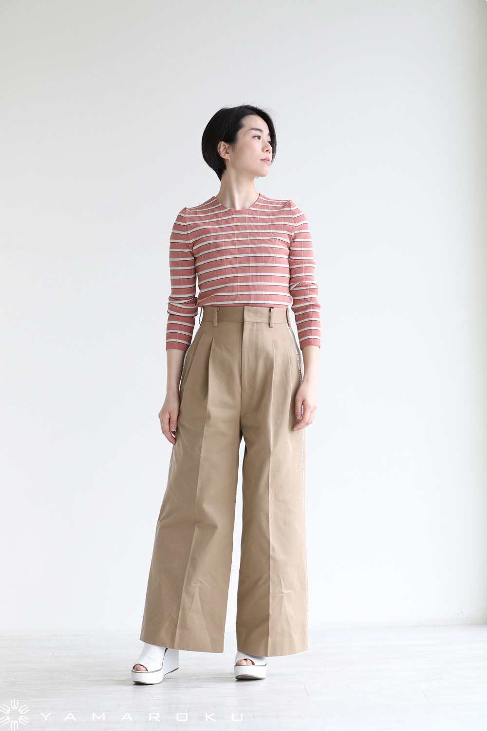 beautiful people(ビューティフルピープル) selvedge logo chino pants 