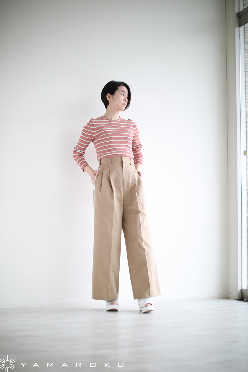beautiful people(ビューティフルピープル) selvedge logo chino pants！！ | YAMAROKU New  Arrival