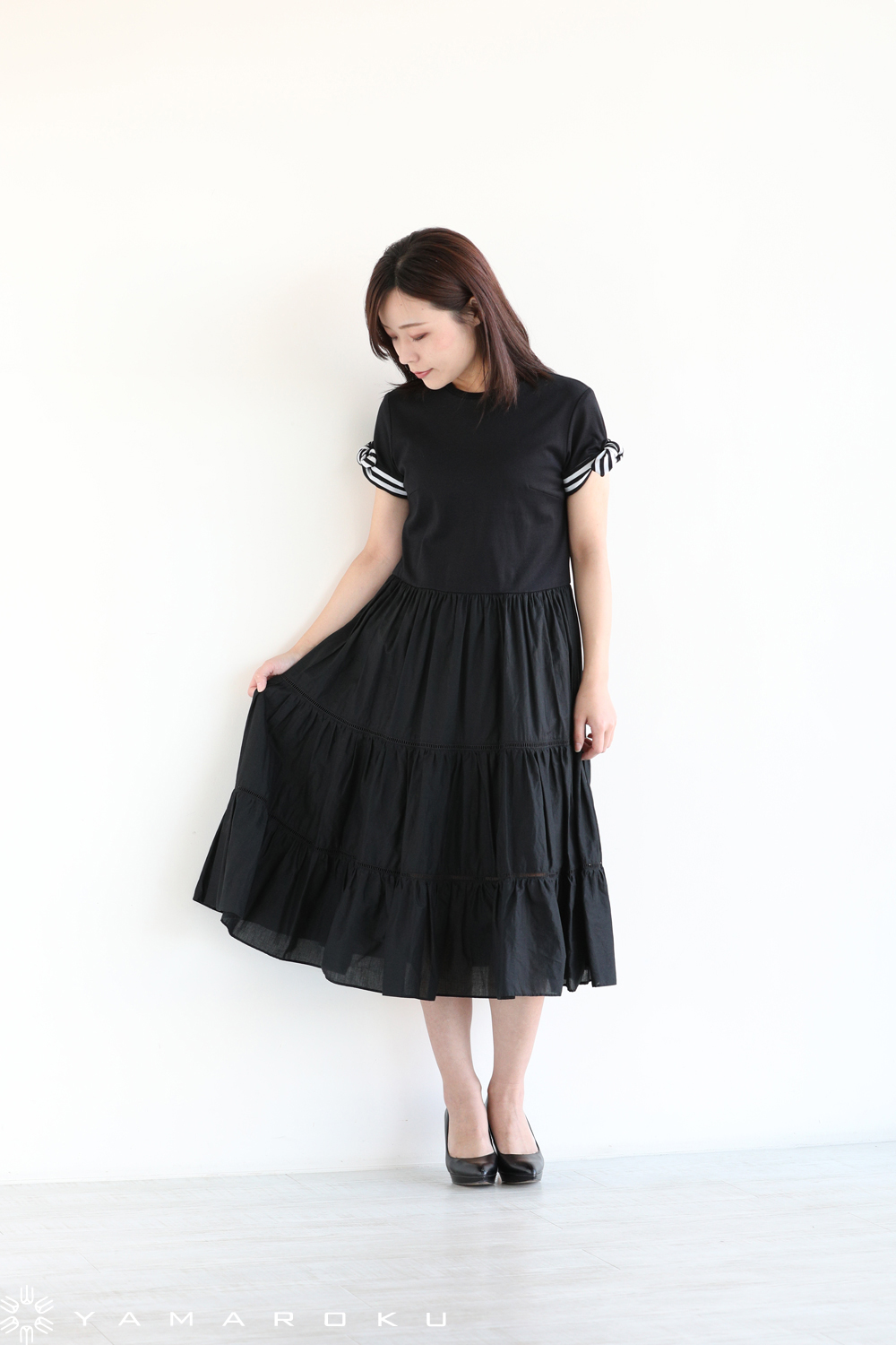 BORDERS at BALCONY(ボーダーズアットバルコニー) BALLERINA TEE DRESS ...