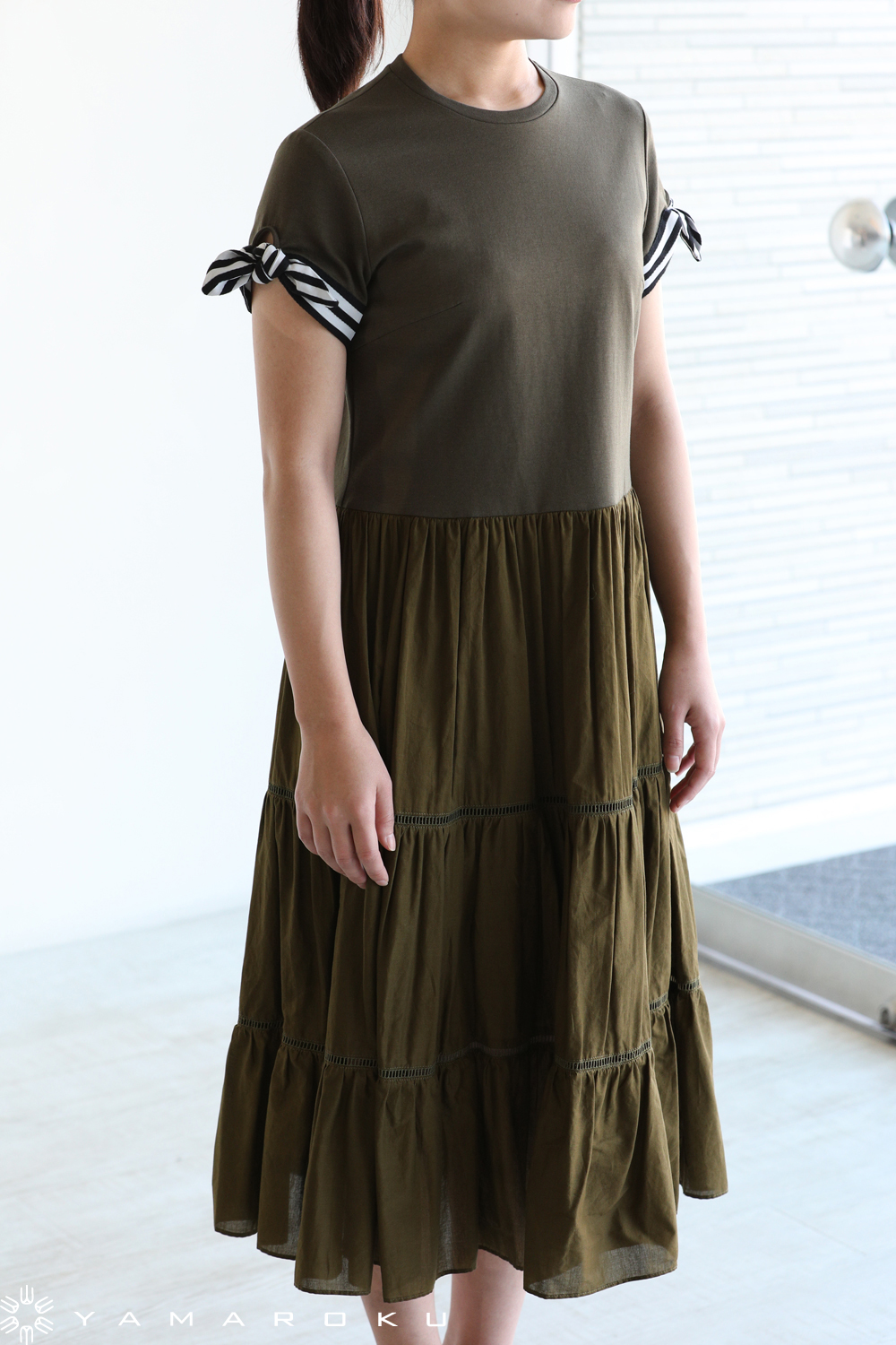 ボーダーズアットバルコニー BALLERINA TEE DRESS ワンピース BORDERS at BALCONY(ボーダーズアットバルコニー) BALLERINA TEE