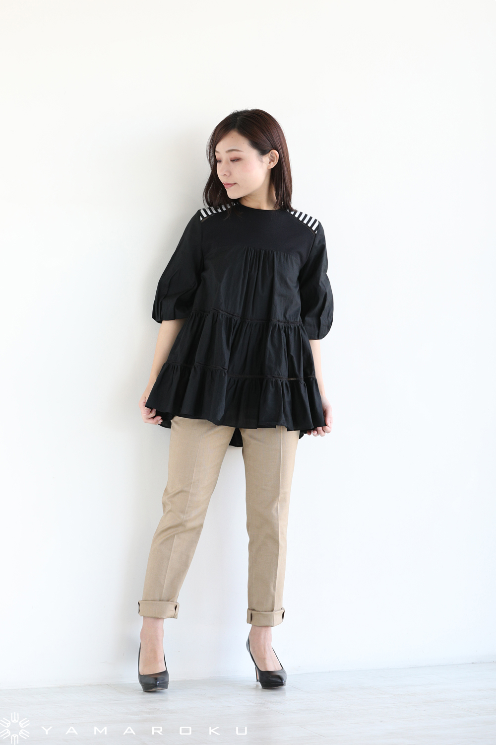 BORDERS at BALCONY(ボーダーズアットバルコニー) BALLERINA TOP ...