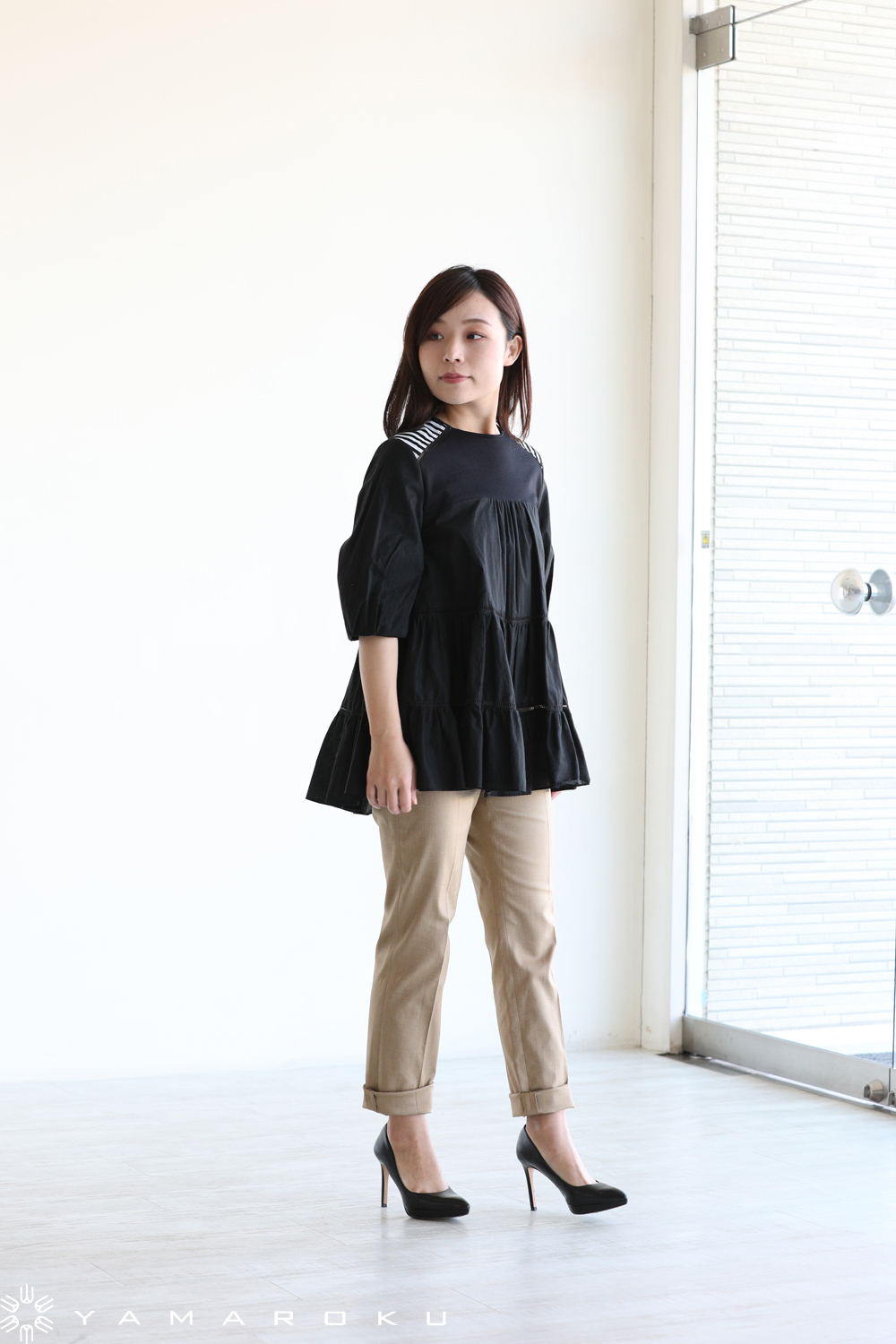 BORDERS at BALCONY(ボーダーズアットバルコニー) BALLERINA TOP